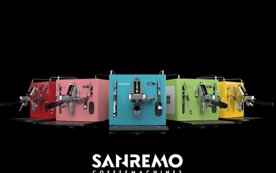 Sanremo Coffee Machines je talijanski proizvođač profesionalnih espresso aparata koji spaja tehnologiju, dizajn i strast prema kavi. Njihovi aparati su napravljeni za svakodnevni rad u kafićima i barovima