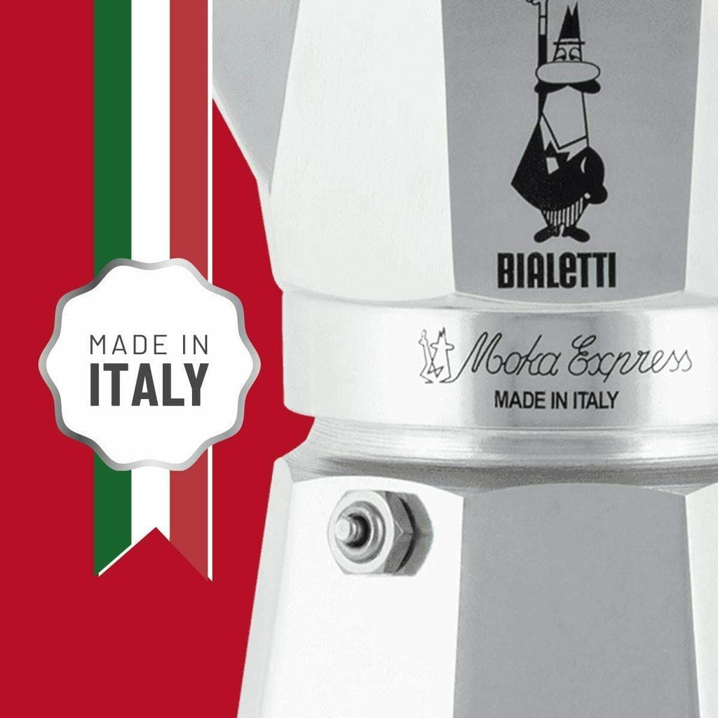Italian Coffee Pot Bialetti 0001162 Silver Metal
