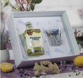 Luxury box Ginger&lemon gin shimmer 0.70 L + crystal Mountain Creek glass