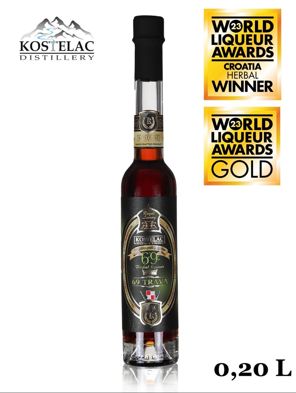 Royal Luxury Biljni liker 69 TRAVA 0,20L