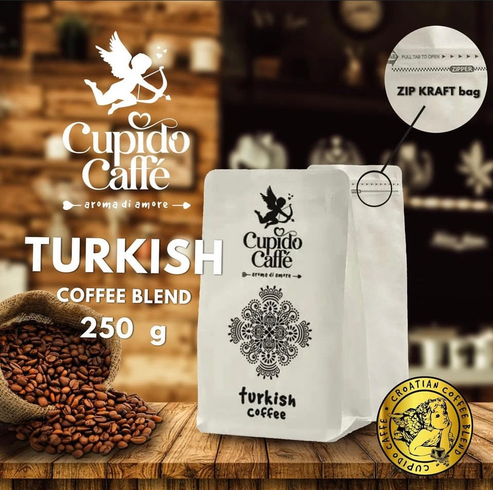 Cupido Caffé Turkish Coffee Blend – 2 x 250g | Croatian Coffee Blend