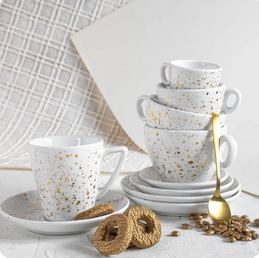 Čaj/Bijela kava Golden Dots 0,25l (6 Set)