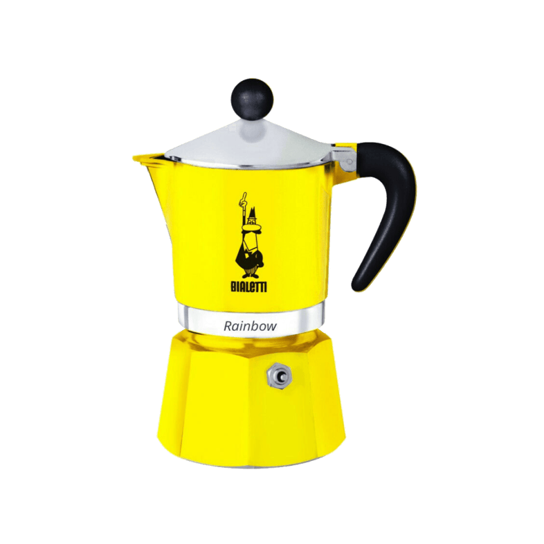 Bialetti Rainbow 3 adagos Kotyogós kávéfőző - Sárga (6537)